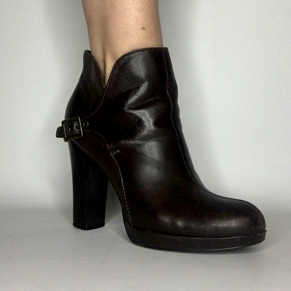 Simply Vera Vera Wang Shoes - Deep Brown Ankle Boots